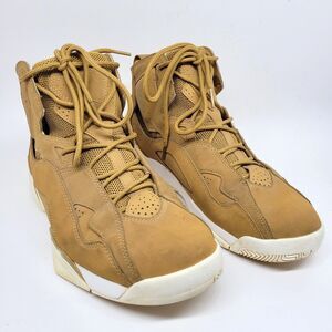 Nike Air Jordan 342964-725 True Flight Men Golden Harvest Sneakers US 9 EUr 42.5